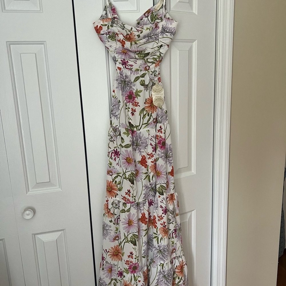 Altar'd State Multicolor Floral Maxi Dress